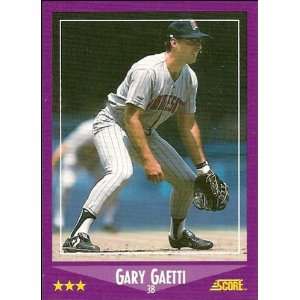 1988 Score 62 Gary Gaetti (In Cover) 