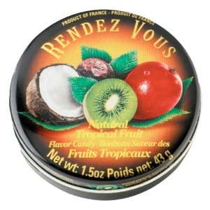 Rendez Vous Tropical Fruit, 12 Count,1.5 Ounce Tin:  
