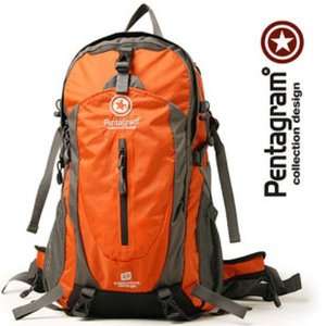   Camping Travel Hiking Trail Backpack Bag Orange: Sports & Outdoors
