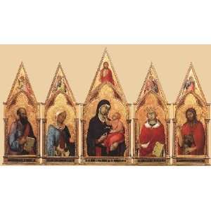   , painting name Boston Polyptych, By Martini Simone
