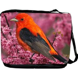 com Red Robin Design Messenger Bag   Book Bag   School Bag   Reporter 
