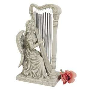 Music from Heaven Angel Statue Small Patio, Lawn 