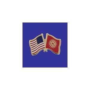  Kyrgyzstan Single Lapel Pin: Sports & Outdoors