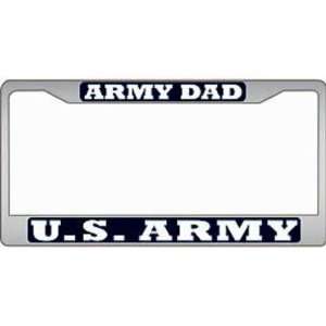  U.S. Army Dad License Plate Frame Automotive
