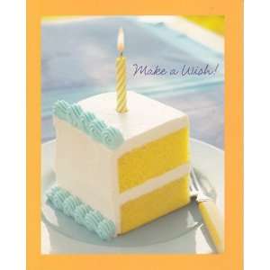  Greeting Card Birthday Make a Wish Feel the Happiness 