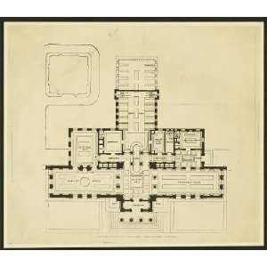  Ground floor plan,Pawtucket Public Library,RI,1900