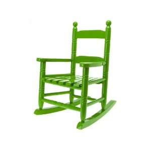  J.I.P Childrens Classic Wood Rocking Chair, Green: Baby
