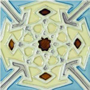   Painted Mission Deco Carnaval 6 x 6 Ceramic Tile