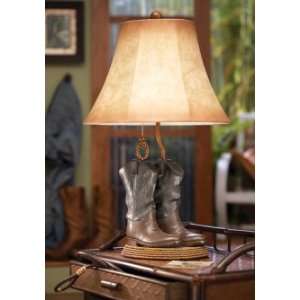  Pack of 2 Country Western Cowboy Boot Design Table Lamps 
