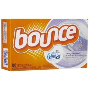 Bounce With Febreze Fresh Scent Dryer Sheets Spring & Renewal 105 ct 