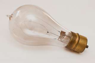 Vintage Sawyer Man Westinghouse Lamp Filament Intact  