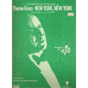  Sheet Music Sinatra Theme From New York New York 4 
