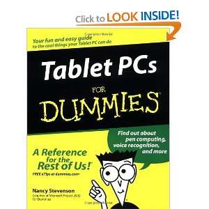 Tablet PCs for Dummies [Paperback] Nancy Stevenson Books