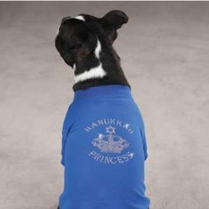  Dog Shirt   Hanukkah Royalty Princess Crown Accent Tee 
