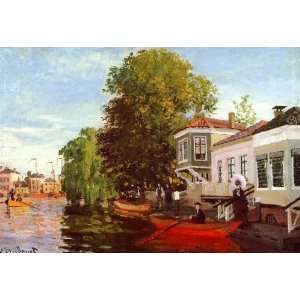   Claude Monet   24 x 16 inches   The Zaan at Zaandam 1