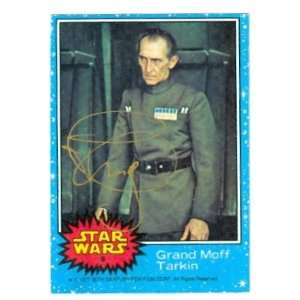   Cushing autographed trading card Star Wars Tarkin: Sports & Outdoors