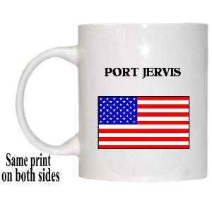  US Flag   Port Jervis, New York (NY) Mug 