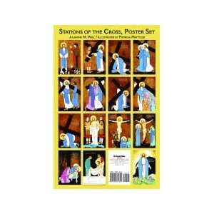  Stations of the Cross for Children Poster Set