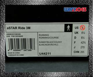 Product Name Adidas aSTAR Ride 3M RunWhite/Black/ColRoy US 7.5~11