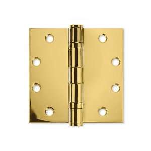  Door Hinges, Standard Weight, Ball Bearing, 4 1/2 Inch X 4 1/2 Inch 