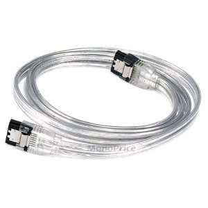  SATA2 Cables w/Locking Latch / Silver   36 Inches 