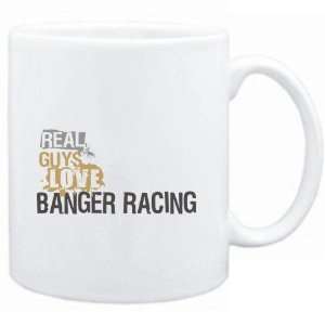   Mug White  Real guys love Banger Racing  Sports