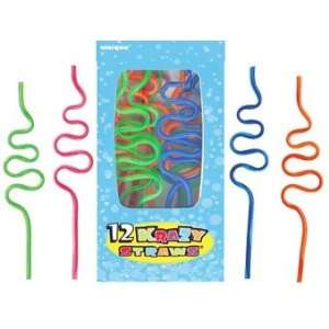  Krazy Straws Assorted 12 Pack Toys & Games