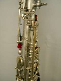   Buescher True Tone Low Pitch Alto Saxophone Silver tru #220596  