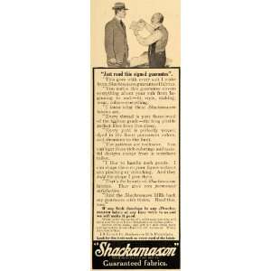 1911 Ad Shackamaxon Fabrics J. R. Keim Clothing Suits 