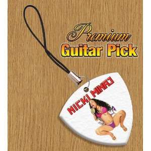  Nicki Minaj Mobile Phone Charm Bass Guitar Pick Both Sides 