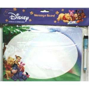  Disney Winnie the Pooh Message Board with Marker (Ships 