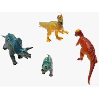  Wild Safari Dinosaur Set: #2 Adult Triceratops, Baby Triceratops 