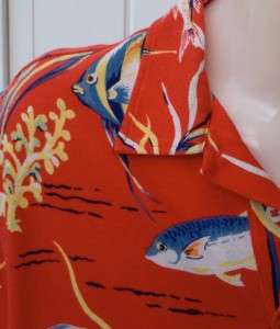 Ralph Lauren mens polo xxl red tropical fish mesh shirt nwt $89  