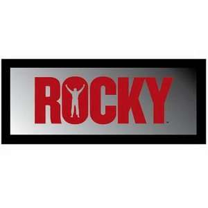  Officially Licensed Rocky Framed Logo Bar Mirror