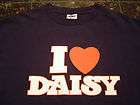 Rad I HEART DAISY T Shirt Size L/Dukes Of Hazzard/I Love Daisy Duke 