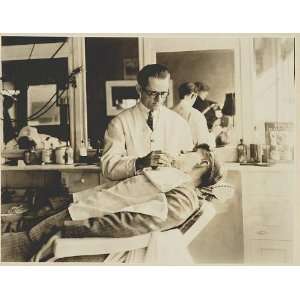  The barber,shavings,shops,men,mirrors,c1923