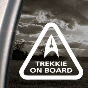  Star Trek Trekkie On Board Decal Window Sticker 