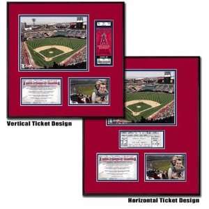   of Anaheim Angel Stadium Ballpark Ticket Frame: Sports & Outdoors