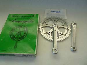 NOS campagnolo Gransport 170mm crank set 42 52 Triomphe New in the Box