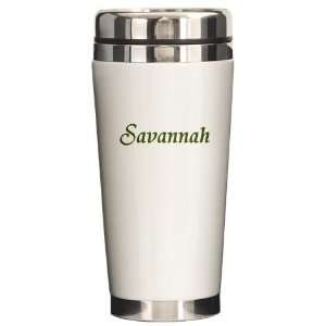  Savannah Baseball Ceramic Travel Mug by 