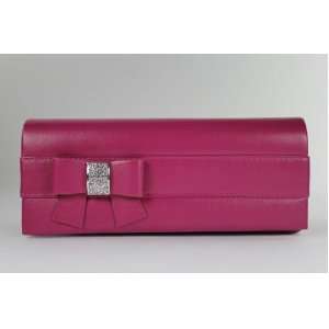  Fuchsia Sophisticated Clutch Evening Purse with High 