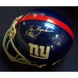 Tiki Barber Autographed / Signed New York Giants Mini Helmet