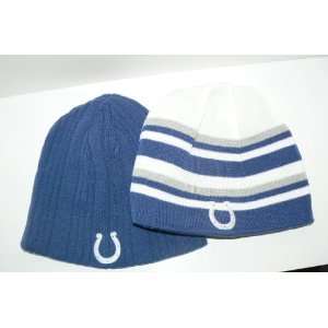 NFL Indianapolis Colts Reversible Game Day Beanie:  Sports 
