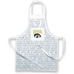  Iowa Hawkeyes NCAA Fight Song Apron: Sports & Outdoors