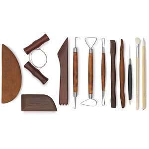  12 Piece Basic Pottery Tool Set   12 Piece Basic Pottery Tool 