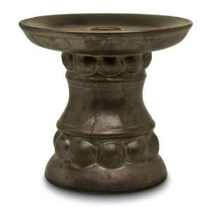  HomArt Tiviolli Ceramic Candle Holder, Bronze, Small
