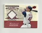 TRAVIS HAFNER GAME USED JERSEY CARD STADIUM SCENES A PI