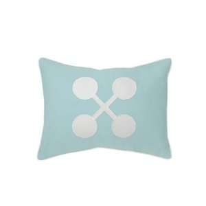  DwellStudio Applique Jack Aqua Boudoir Pillow Baby