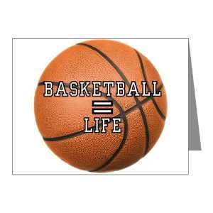    Note Cards (10 Pack) Basketball Equals Life: Everything Else