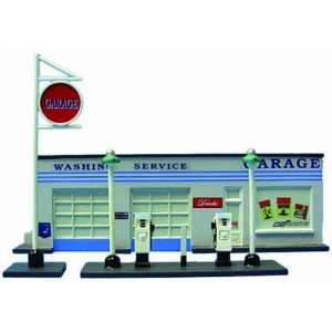  Gas Station N Scale Train Building: Toys & Games